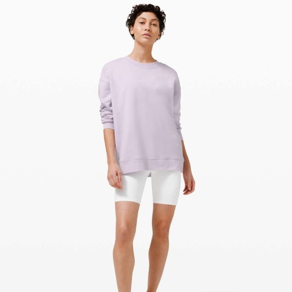 Lululemon Perfectly Oversized Crew - Lavender Dew - Picture 2 of 8